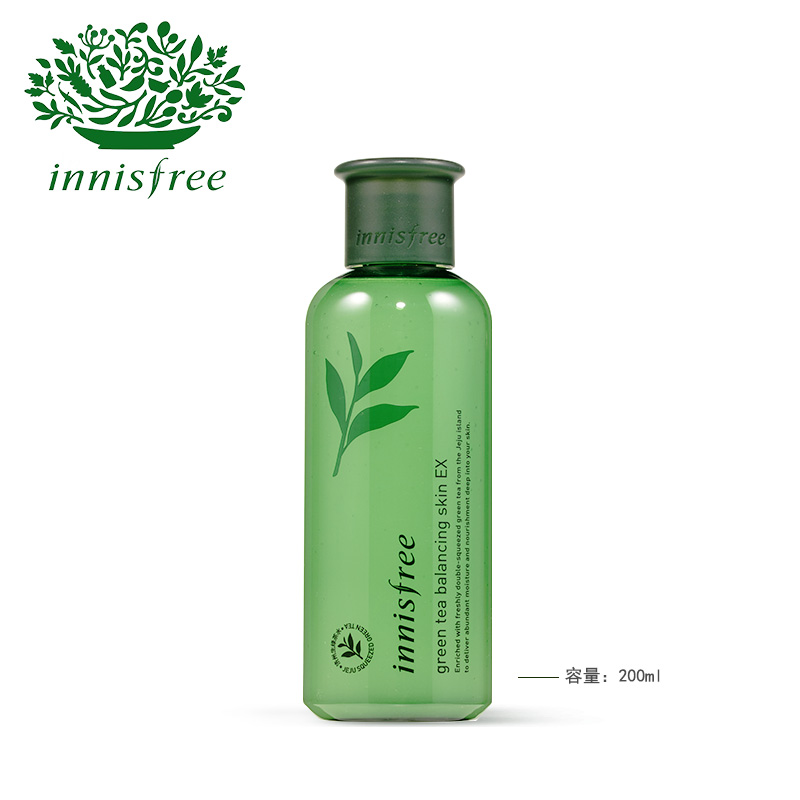 innisfree/悦诗风吟新绿茶精萃保湿平衡柔肤水 保湿补水清爽滋润