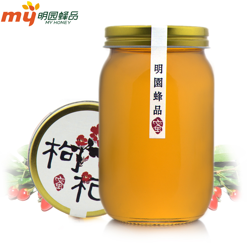 明园枸杞蜂蜜 宁夏中宁农家土蜂蜜蜂产品 枸杞蜂蜜